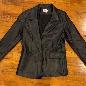 Princess Polly Black Double-Breasted Women's Jacket
